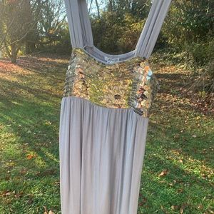 Kensie Silver Sequence Top